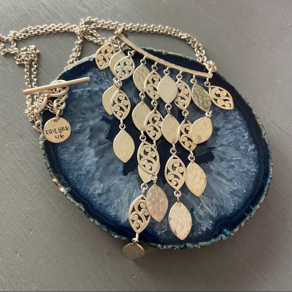 Lois Hill 925 Sterling Silver Chandelier Necklace - Picture 7 of 11